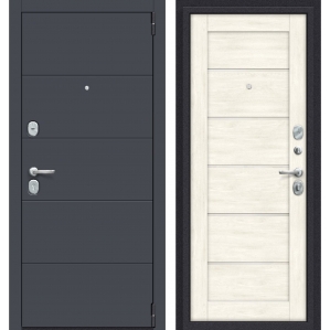Входная дверь Прайм-S Л22 Graphite/ Nordic Oak