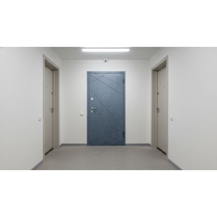 Входная дверь Луара (ПВХ Бетон графит/ ПВХ Экошагрень Белая) Входная дверь Луара (ПВХ Бетон графит/ ПВХ Экошагрень Белая)