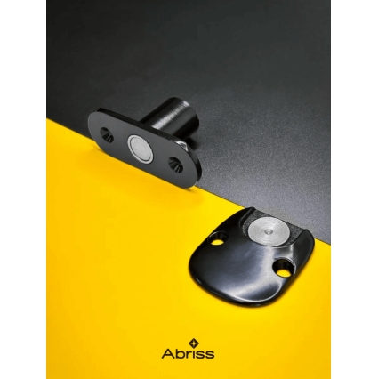 Упор дверной магнитный Abriss 2022, скрытый (Черный) Упор дверной магнитный Abriss 2022, скрытый (Черный)