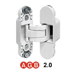 Скрытая петля AGB Eclipse 2.0 с накладками (Белая) Скрытая петля AGB Eclipse 2.0 с накладками (Белая)