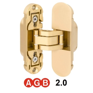 Скрытая петля AGB Eclipse 2.0 с накладками (Матовая латунь) Скрытая петля AGB Eclipse 2.0 с накладками (Матовая латунь)