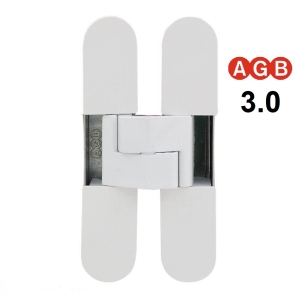 Скрытая петля AGB Eclipse 3.0 с накладками (Белая) Скрытая петля AGB Eclipse 3.0 с накладками (Белая)