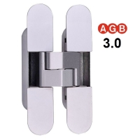 Скрытая петля AGB Eclipse 3.0 с накладками (Матовый Хром) Скрытая петля AGB Eclipse 3.0 с накладками (Матовый Хром)