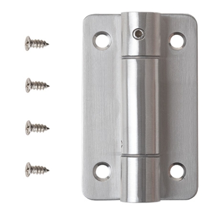 Петля врезная пружинная Avers 90*56*2-INOX/304, R6 ( Нержавеющая сталь)