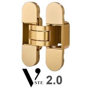 Петля скрытой установки VSTE 110*30-2.0-HY (Матовое золото)