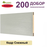 Добор телескопический Мегаполис 200х8х2070 (Кедр Снежный)