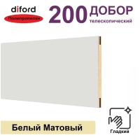 Добор телескопический Дифорд 200х8х2070 (Белый матовый)