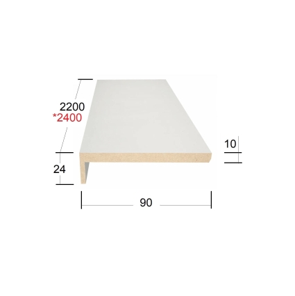 Наличник телескопический Мегаполис 90х10х2150 (Темный Кипарис)
