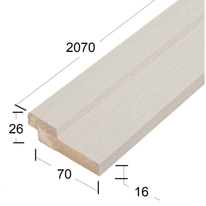 Коробка Стандарт финиш-пленка 26х70х2070 (Орех Миланский)