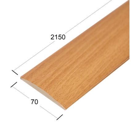 Наличник Стандарт финиш-пленка 70х8х2150 (Орех Миланский)