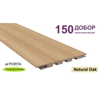 Добор телескопический Эльпорта 150х8х2070 (Natural Oak) Полипропилен