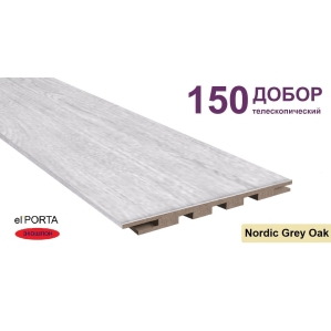 Добор телескопический Эльпорта 150х8х2070 (Nordic Grey Oak) Экошпон Добор телескопический Эльпорта 150х8х2070 (Nordic Grey Oak) Экошпон
