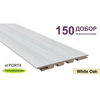 Добор телескопический Эльпорта 150х8х2070 (White Oak) Полипропилен Добор телескопический Эльпорта 150х8х2070 (White Oak) Полипропилен