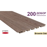 Добор телескопический Эльпорта 200х8х2070 (Brownie Oak) Экошпон