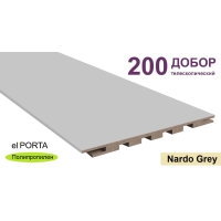 Добор телескопический Эльпорта 200х8х2070 (Nardo Grey) Полипропилен