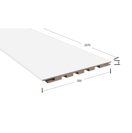 Добор телескопический Эльпорта 200х8х2370 НЕСТАНДАРТ (Natural Oak) Полипропилен