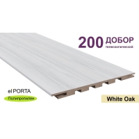 Добор телескопический Эльпорта 200х8х2070 (White Oak) Полипропилен Добор телескопический Эльпорта 200х8х2070 (White Oak) Полипропилен