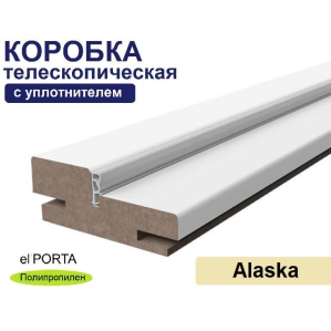 Коробка телескопическая с уплотнителем Эльпорта 32х70х2070 (Alaska) Полипропилен..