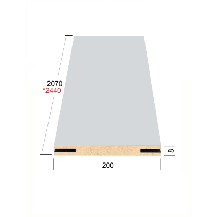 Добор телескопический Флэш ЭКО 150х8х2070 (Белый, гладкий) Добор телескопический Флэш ЭКО 150х8х2070 (Белый, гладкий)