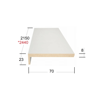 Наличник телескопический Флэш ЭКО 70х8х2150 (Белый, гладкий) Наличник телескопический Флэш ЭКО 70х8х2150 (Белый, гладкий)