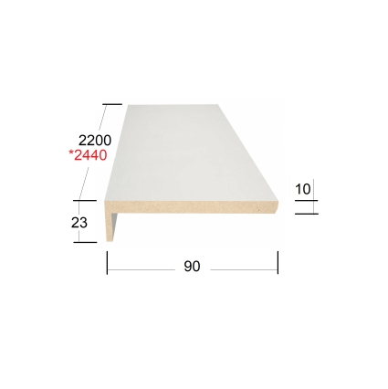 Наличник телескопический Флэш ЭКО 90х10х2150 (Белый, гладкий) Наличник телескопический Флэш ЭКО 90х10х2150 (Белый, гладкий)