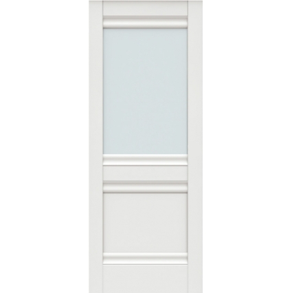 Дверное полотно "L12" ПО Сатин белый 70см/ новая в упаковке