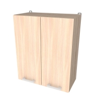 Шкаф верхний Компо ВШ60-720-2дв (Корпус Дуб Санома/ Фасад Дуб молочный) выставочный образец с витрины