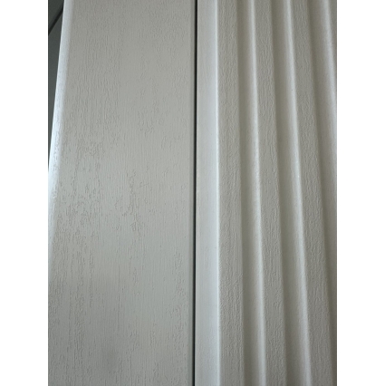 Дверной блок Оптима 13 (Ясень белый) 70 см левый/выставочный образец с витрины