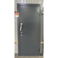 Входная дверь Лагуна МТ-1 (Муар Искра Черный/ MD22 Экодуб молочный), 840х2050 мм правая