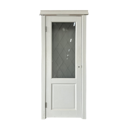 Дверной блок Оптима 13 (Ясень белый) 70 см левый/выставочный образец с витрины Дверной блок Оптима 13 (Ясень белый) 70 см левый/выставочный образец с витрины