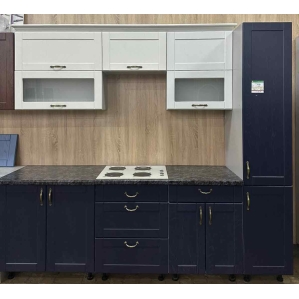 Готовая кухня КРАФТ 2,4 (Дуб Полярный/ Дуб Королевский)/выставочный образец с витрины