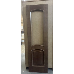 Дверное полотно Шпон ПО без стекла/ Орех 60 см