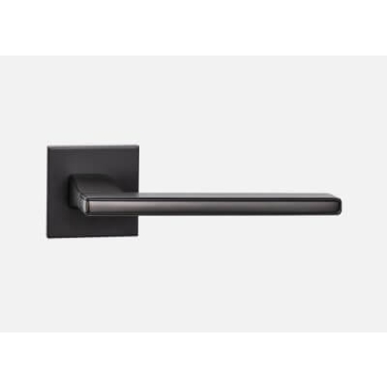 Ручка дверная Gaurd, 89243 (BLK/ SBN) Плит-Мар