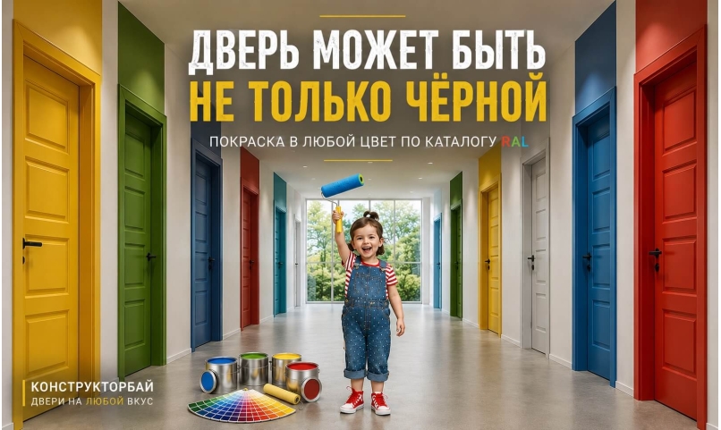 Подбор цвета дверей эмаль по цвету RAL
