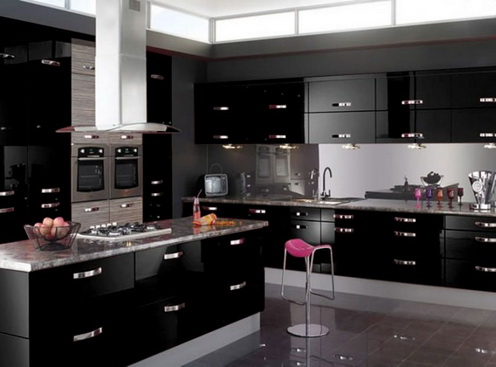 Правильный выбор кухонь черного цвета
